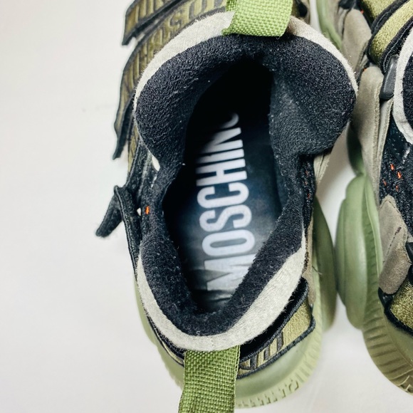 MOSCHINO COUTURE TOUCH-STRAP CHUNKY SNEAKERS - Picture 5 of 7